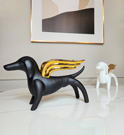 Статуэтка Angel dog black