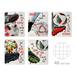 Тетрадь 48л. "Football.Black and white" (Альт)