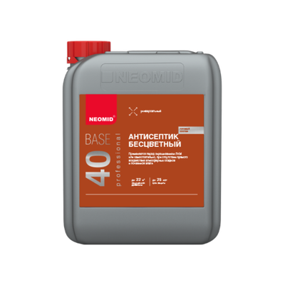 Универсальный бесцветный антисептик NEOMID 40 BASE