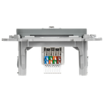 FLITE Розетка компьютерная RJ45 категория 5Е UTP РК5е-1-0-ФлС серый IEK