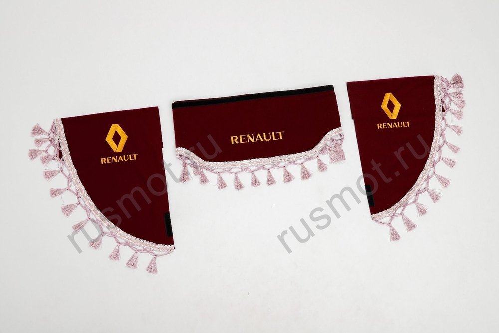 Ламбрекены аликанте вышивка Renault