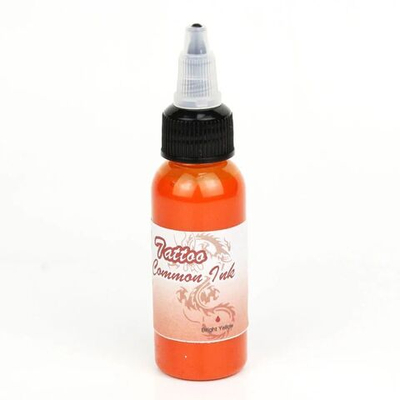 Краска для аэротату водостойкая оранжевая , 100 мл