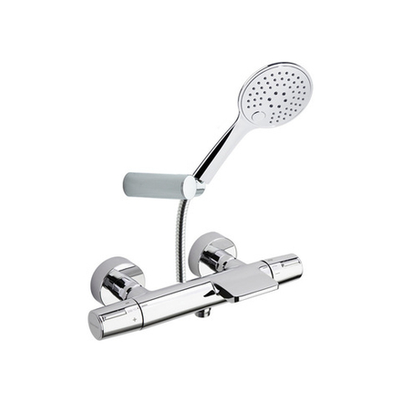 Смеситель термостатический для ванны (каскад) с душевым комплектом TZAR 343901TR
