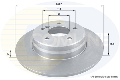COMLINE - ADC1635-CML - Brake Disc