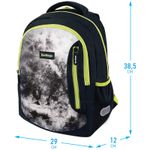 Рюкзак Berlingo Boom Black style 38,5х29х12см, 630 гр., 2отд. 3карм, с эргономичной спинкой