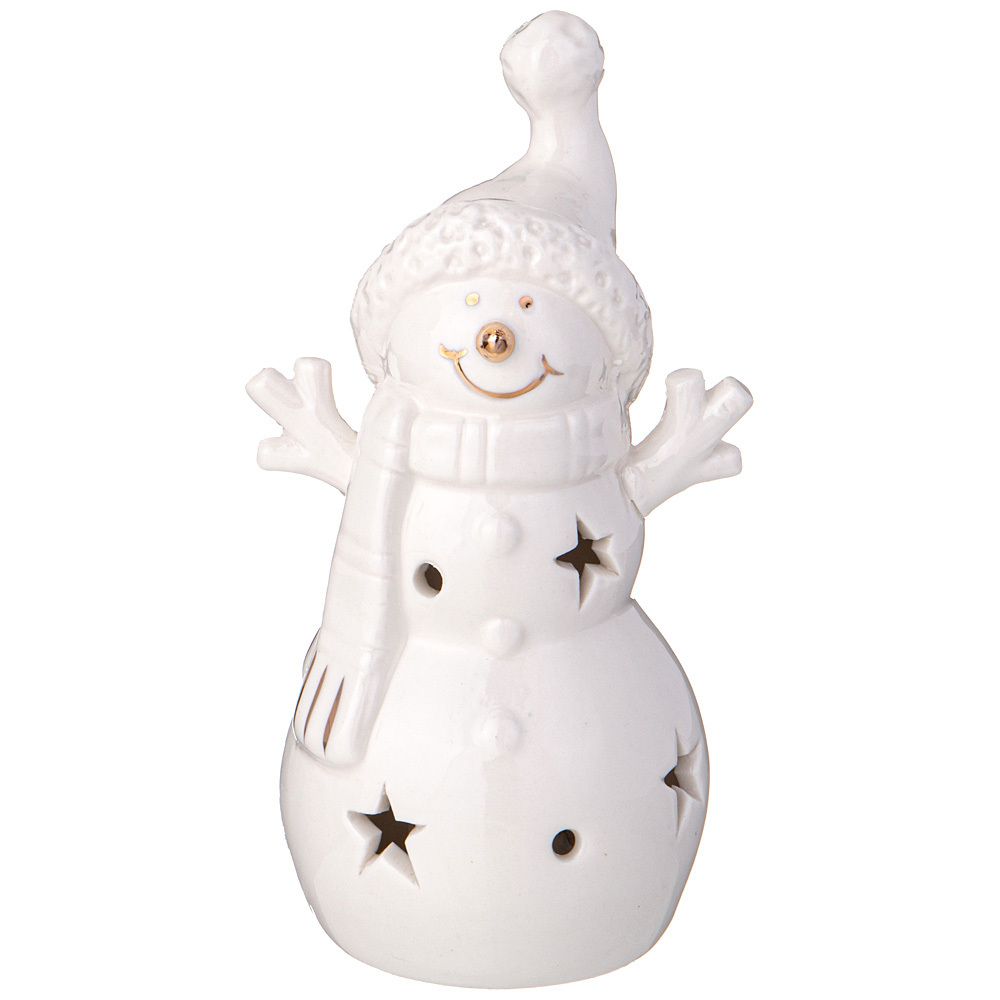 ФИГУРКА "СНЕГОВИК" С LED-ПОДСВЕТКОЙ 6,1*5,8*12 СМ