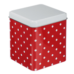 Банка для сыпучих продуктов тм VETTA, Горошек, 10x10x12см, жесть