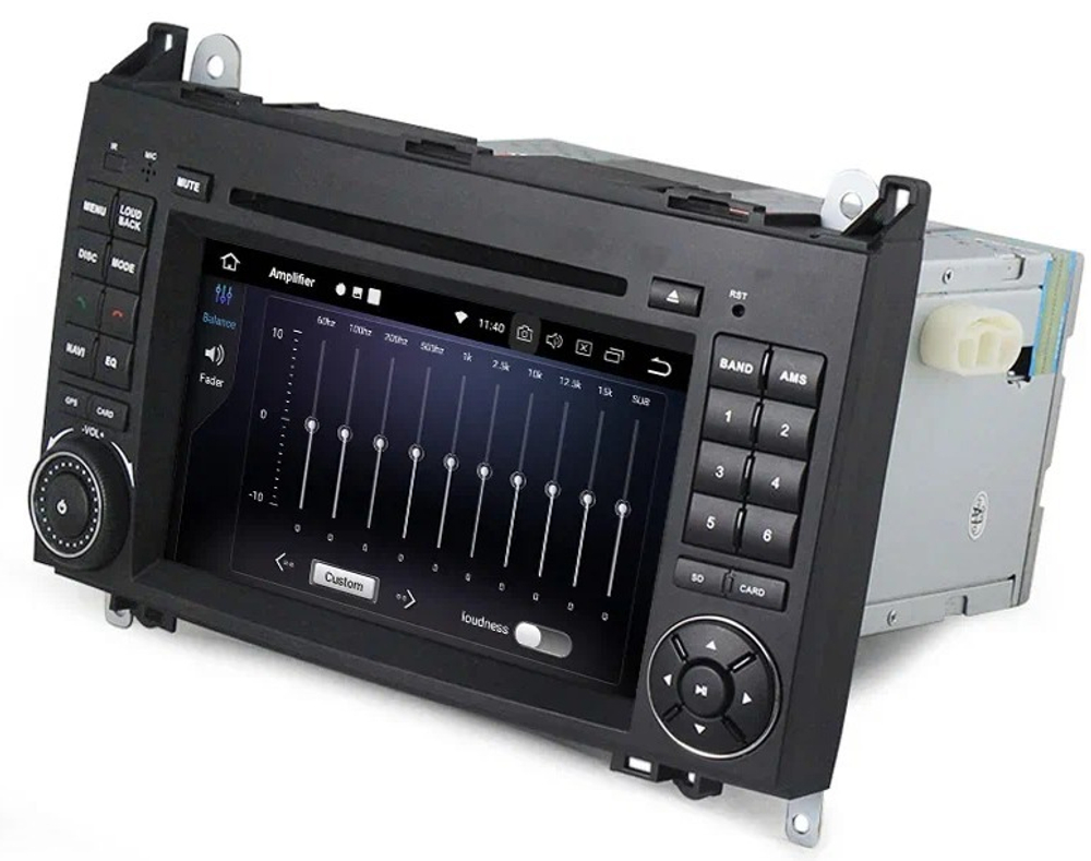 Магнитола для Mercedes-Benz Viano/Vito W639, Vito W447, A класс W169, B класс W245, Sprinter W906, VW Crafter - Carmedia MKD-M787-S10 на Android 12, 4Гб+64Гб, 4G SIM-слот, CarPlay