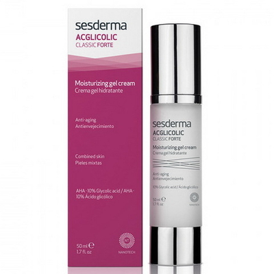 Acglicolic Classic Forte Gel Cream Sesderma | Крем-гель увлажняющий с гликолевой кислотой