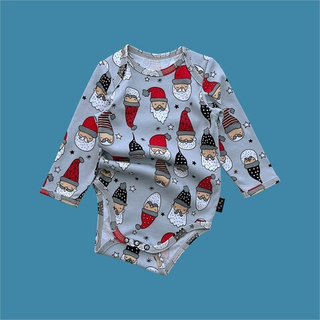 Боди с длинным рукавом (Дед Мороз)