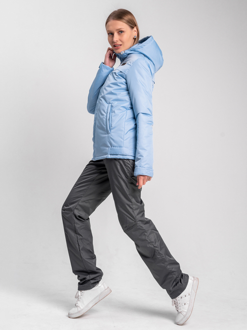 Костюм "Деми" голубой-т.серый