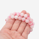 Кварц "с румянцем" натуральный, 10мм, бусины в форме шара