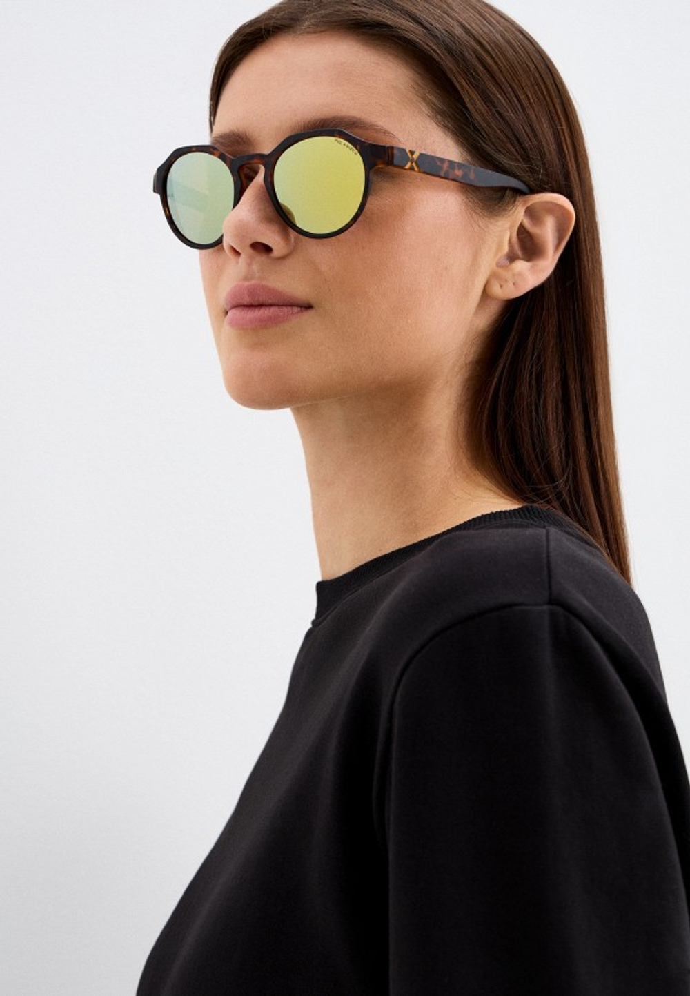 Спортивные очки HILX Feral Matt Demi / Gold Mirror Polarized Lens