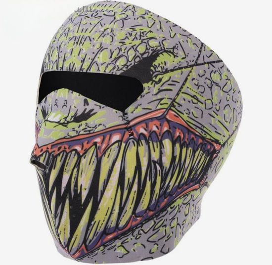 Маска для лица защитная, неопрен, цвет лес