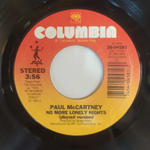 Paul McCartney - No More Lonely Nights (США 1984г.) 7", 45 RPM, Single
