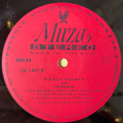 Винтажная виниловая пластинка LP Woody Herman And His Big Band In Poland (Польша 1977)