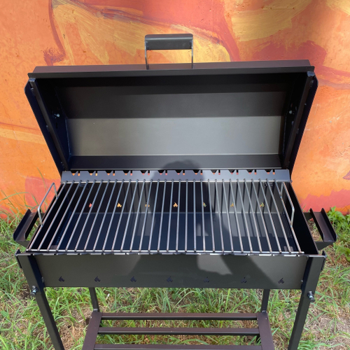 Мангал Гриль-Смокер 70 см с решеткой из нержавеющей стали.