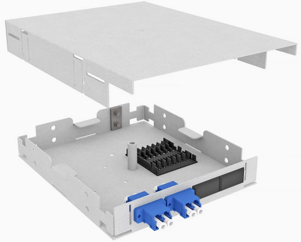 Кросс оптический настенный  TopLAN КРНМ-Top-04LC/U-OS2-GY