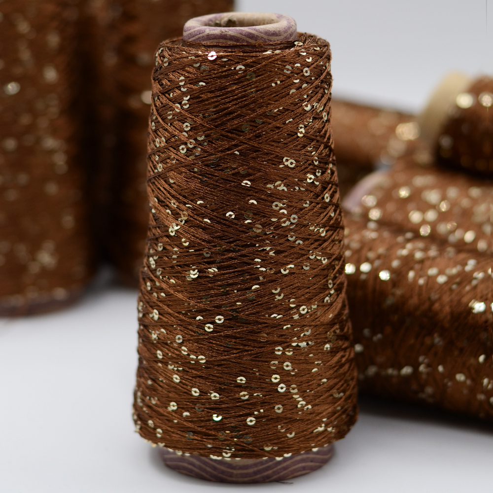Sequin Yarn art. Paillette (викунья)