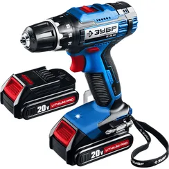 Аккумуляторный шуруповерт "ЗУБР" DL-20 A5