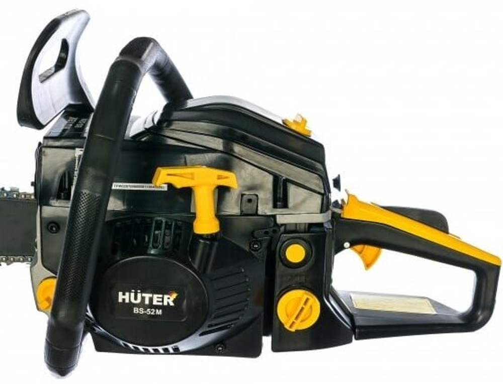 Бензопила Huter BS-52M, мощность 3,8 л. с., шина 45 см, антивибрация, топливный бак 550мл