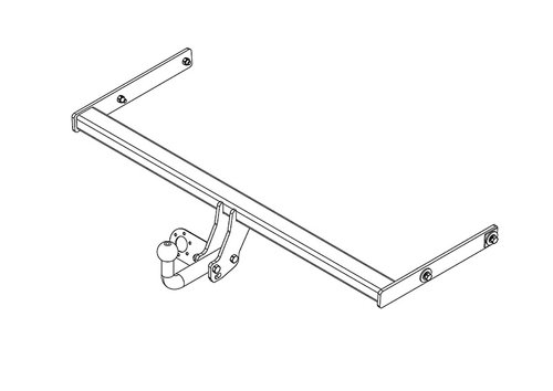 Фаркоп для Skoda Rapid лифтбек 2013-2020, 2020-2022 Тип шара: A. Нагрузки: 1500/75 кг, SK 11