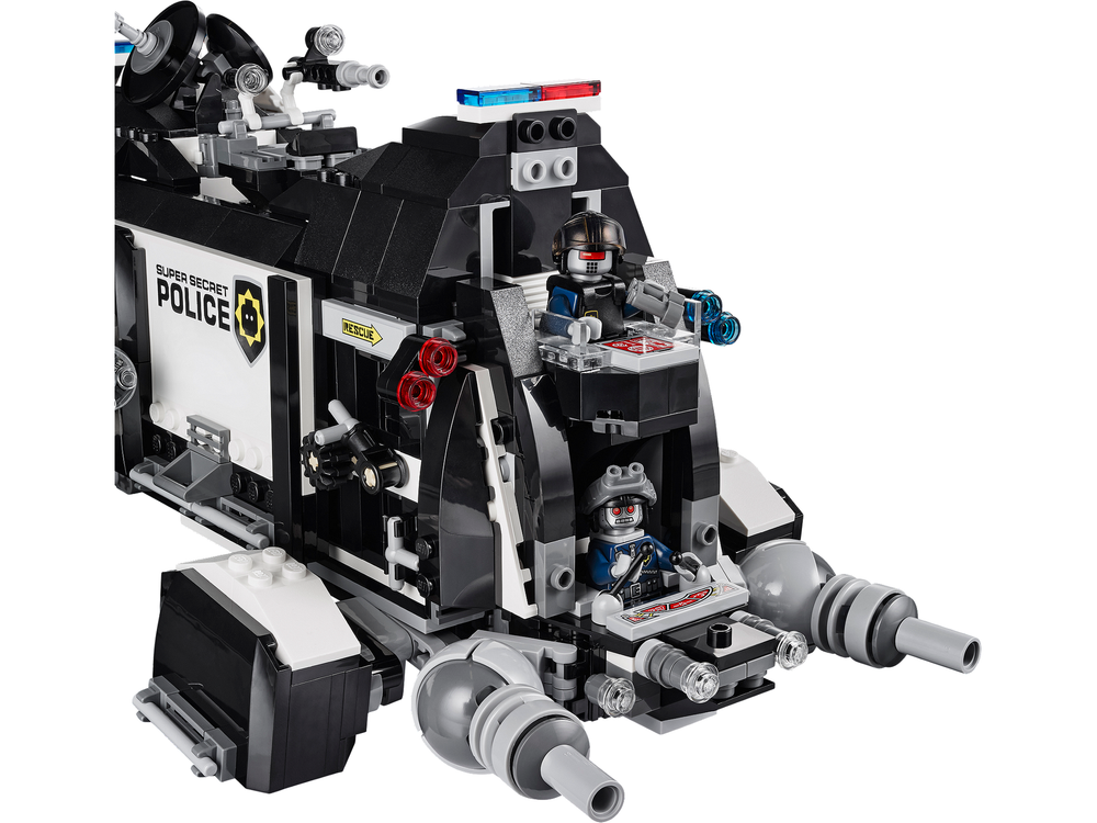 LEGO Movie: Сверхсекретный десантный корабль полиции 70815 — Super Secret Police Dropship — Лего Муви Фильм