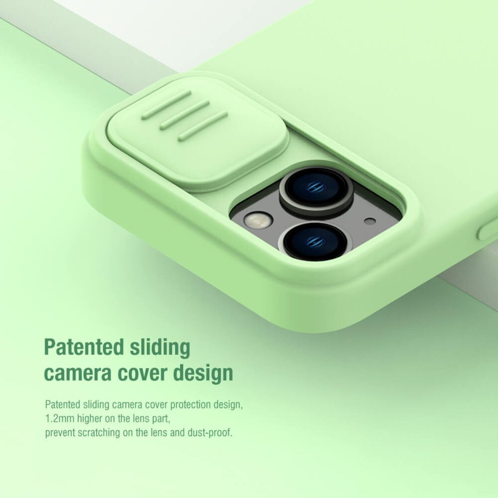 Накладка Nillkin Magnetic Silky Silicone Case для iPhone 15