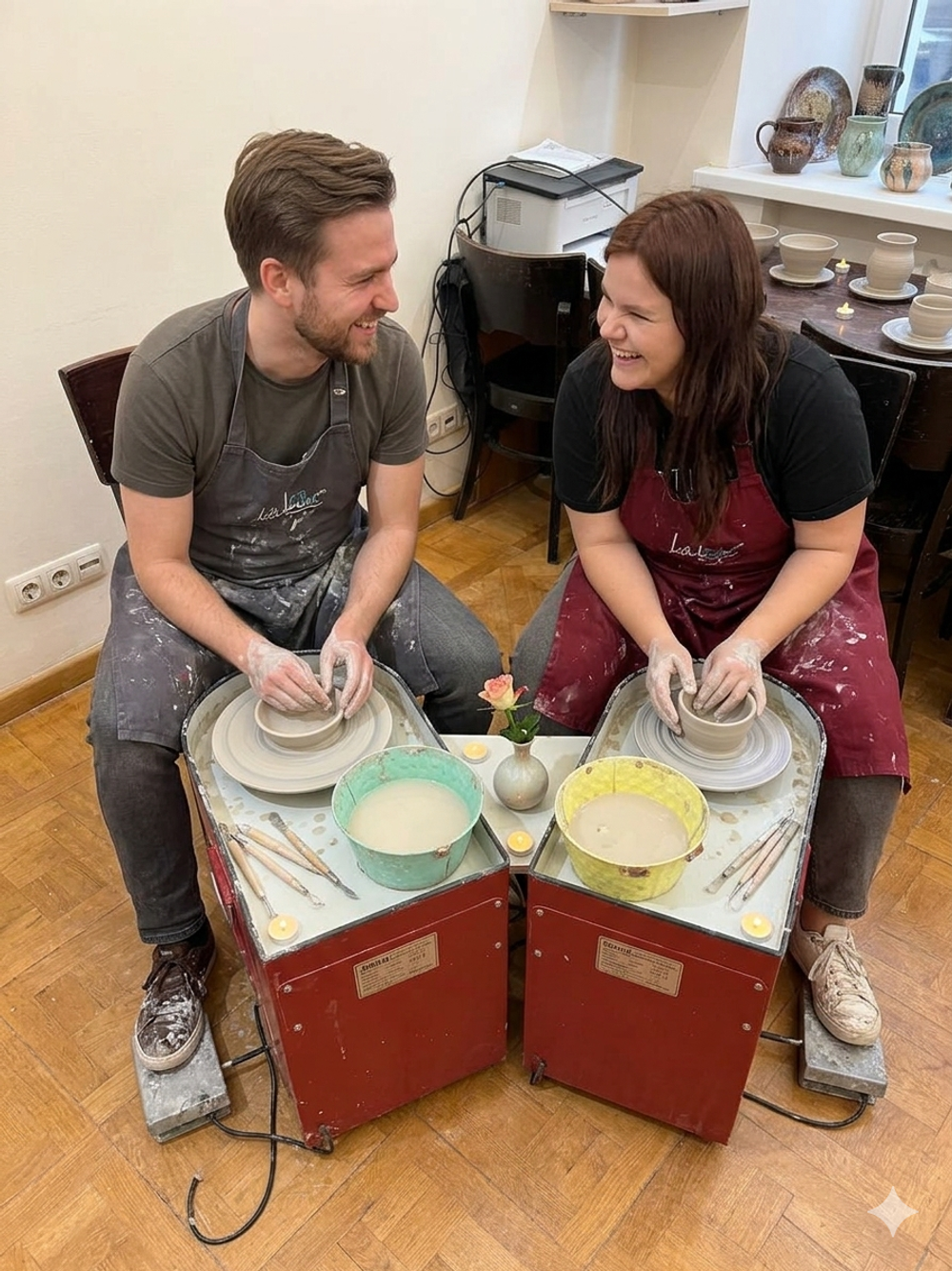 «Свидание на двоих: гончарный круг и керамика»