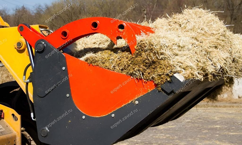 Ковш для силоса на Экскаватор-погрузчик JCB