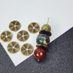 Разделитель для бусин волна, 12мм, античная бронза