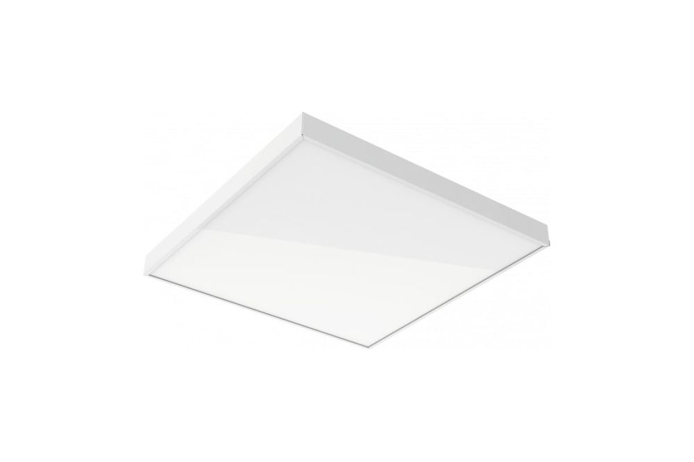 Светильник LED E070 2.0 для образовательных учреждений 30Вт CRI90 встраиваемый/накладной 595х595х50мм IP40  4000K опал VARTON
