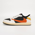 кроссовки Air Jordan 1 Low x Travis Scott White / Grey / Orange