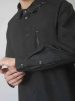 Рубашка Sashina Fringe черная