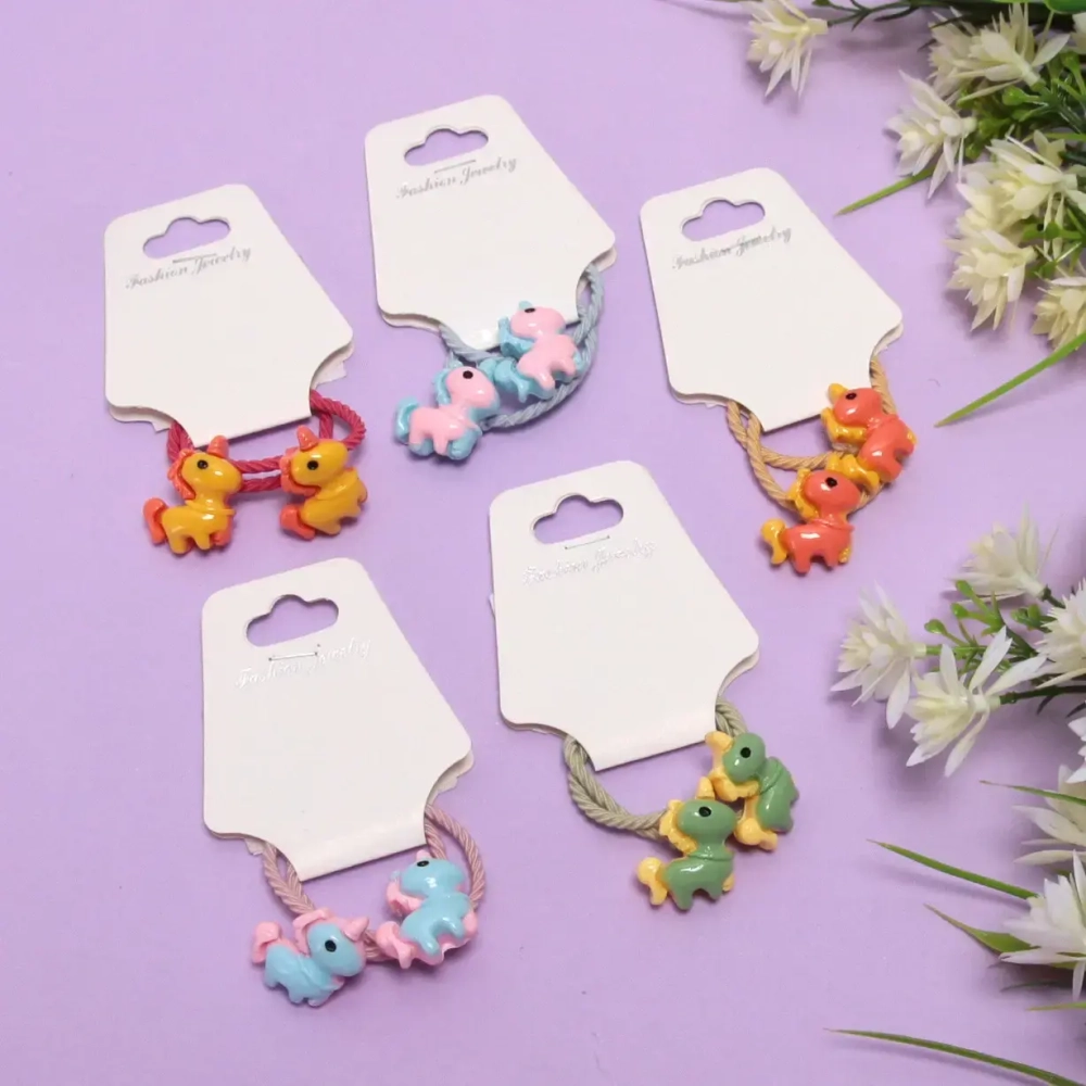 Резинки для волос детские 2 шт «Baby boom - Цветы», микс 4-5 цветов, d-3,2см