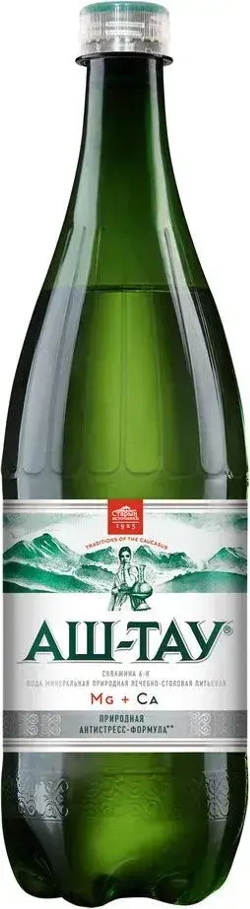 Вода газированная Аш-Тау минеральная лечебно-столовая, 1,5 л