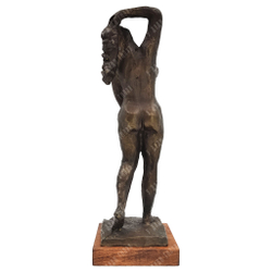 Динес Ю. С. Русская баня. Бронза, литьё. 2000 г.