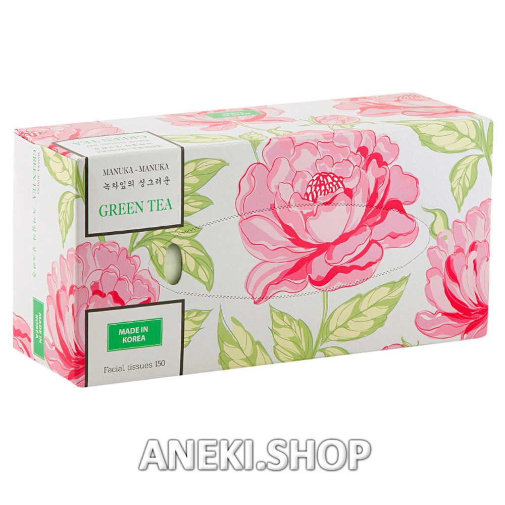 Салфетки с экстрактом зеленого чая 150 шт Monalisa Manuka Green Tea