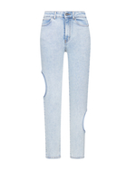 Джинсы скинни с вырезами