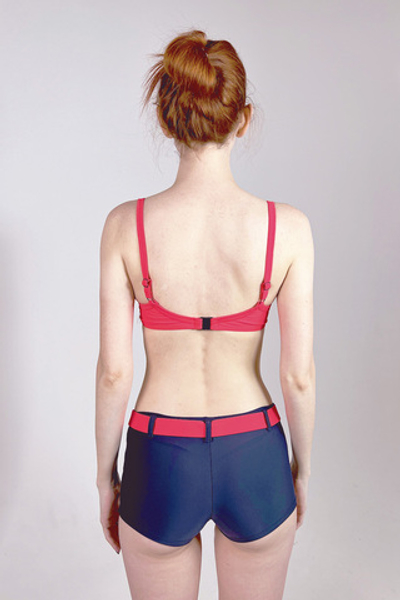 Купальник Ofelia new Graphite-Red-fluo Verano