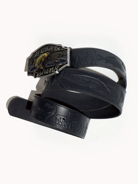 Кожаный ремень рыбака