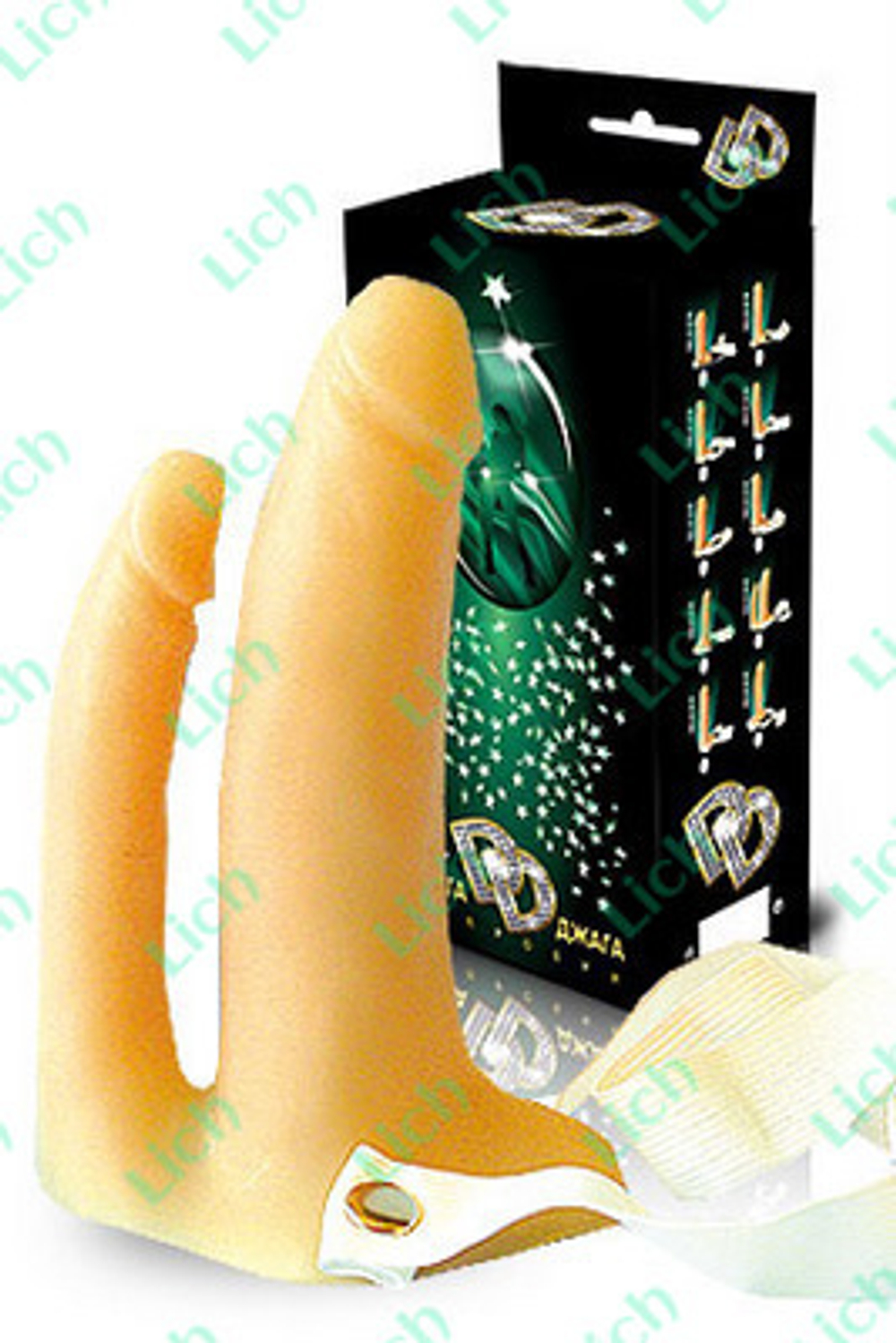 Анально-вагинальный фаллопротез на резинке