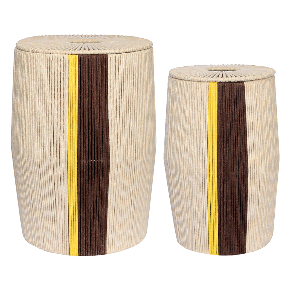 Корзина плетеная Tkano Conga Chocolate Ethnic tk24-st_ba0030