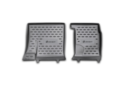 Коврики в салон для NISSAN Qashqai +2, 2008-2014 3-й ряд 2 шт. (полиуретан) CARNIS10053