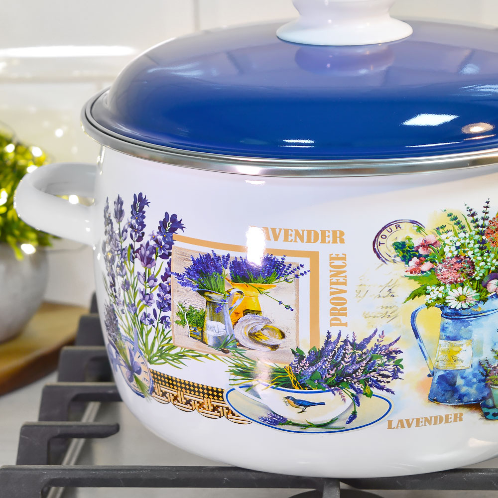 Кастрюля 5,5л "Горная лаванда"