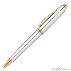 Шариковая ручка Cross Townsend серебристая GT (502TW)