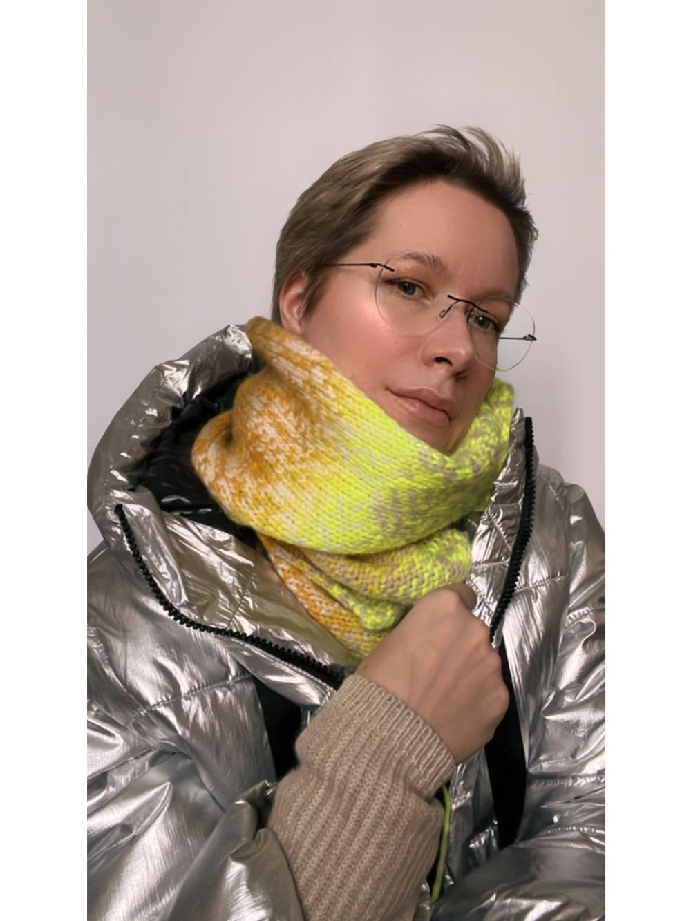 Пряжа для вязания DAMA теплая пушистая аркобалено