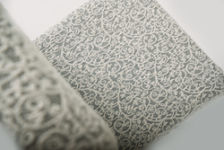 Чехол на стул без оборки Жаккард, цвет Кремовый, Набор 2 шт.