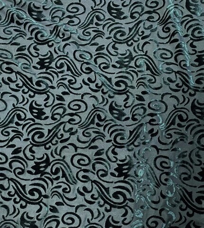 Панбархат стрейч, 90 гр/м2, ПЭ - 95%, Эластан - 5%, ш. 150 см, изумрудный, под заказ