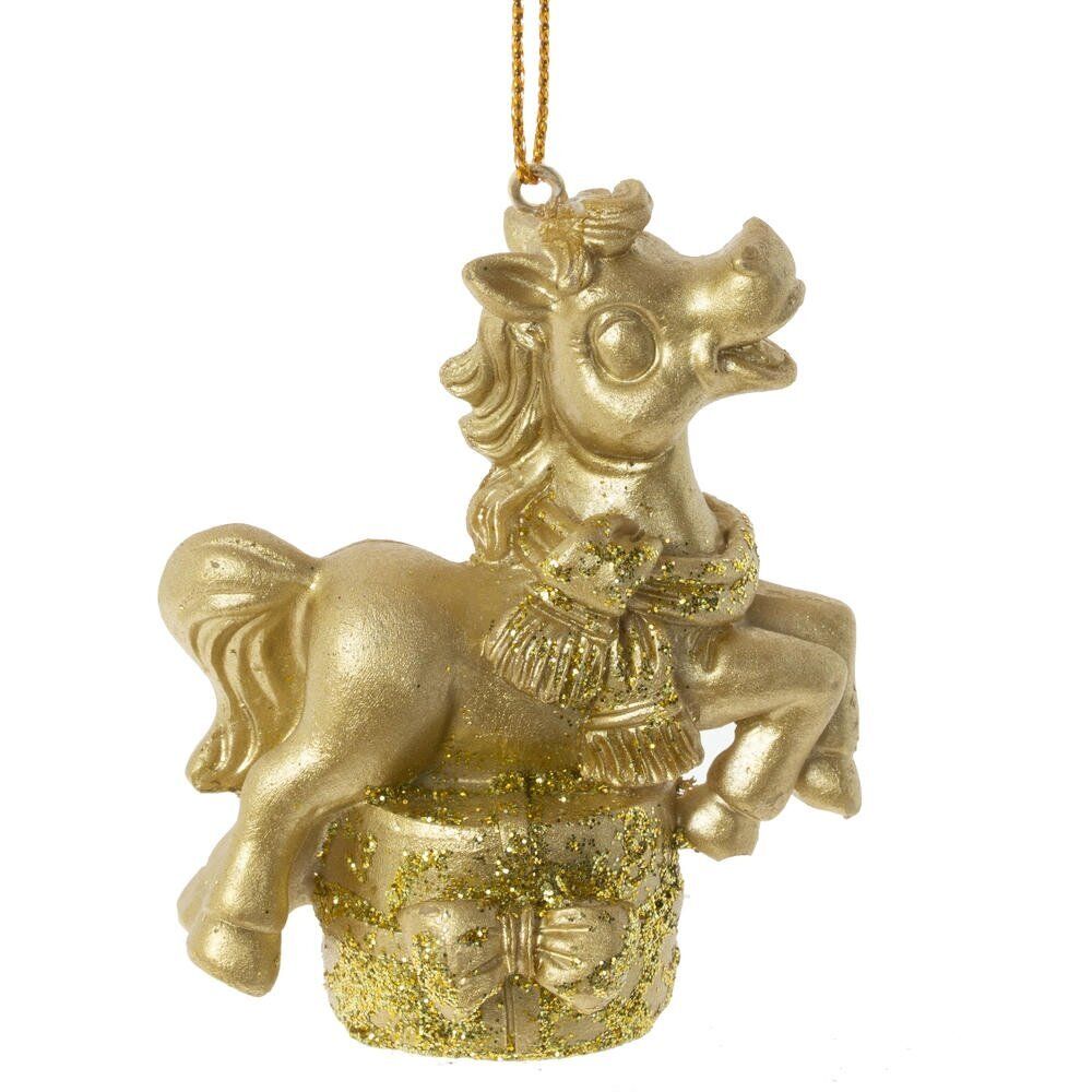 GAEM Фигурка декоративная подвесная "Лошадка", L6,5 W3,5 H7 см, 2в.